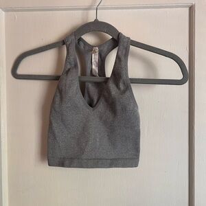 free people heather grey racerback tank